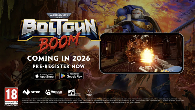 Ambil penembak boomer saat bepergian dengan Warhammer 40,000: Boltgun Boom