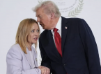 Giorgia Meloni dalam pertukaran canggung dengan Trump setelah presiden AS menyebutnya "cantik"
