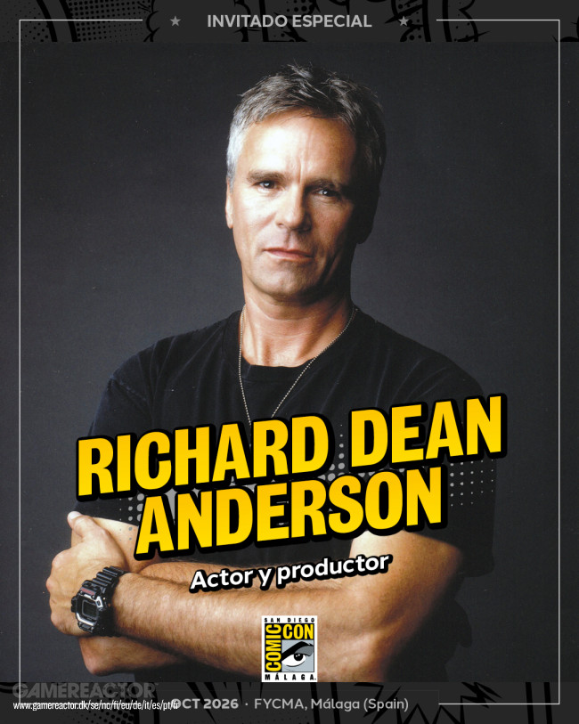 San Diego Comic-Con Málaga 2026 akan menampilkan bintang Stargate SG-1 dan MacGyver Richard Dean Anderson sebagai tamu istimewa