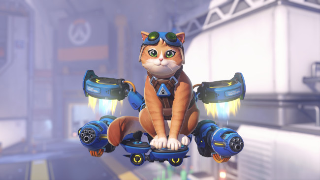 Beberapa skin untuk Jetpack Cat Overwatch akan terinspirasi oleh kucing pengembang sendiri