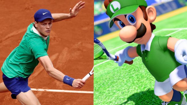 Jannik Sinner bereaksi terhadap meme yang membandingkannya dengan Luigi dari Super Mario