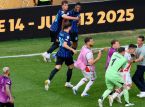 Marcos Acuña mengejar Dumfries di akhir Inter 2-0 River Plate dalam adegan memalukan yang diejek secara online