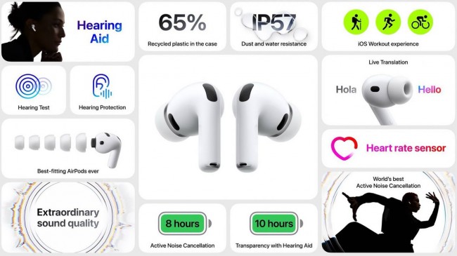 Apple meluncurkan AirPods Pro 3