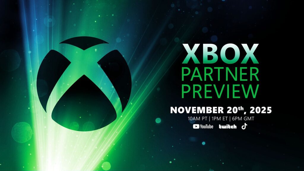 Xbox organisera une vitrine Partner Preview le 20 novembre –