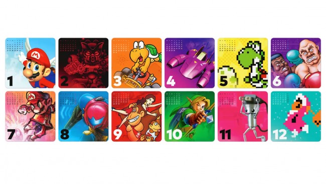 Nintendo meluncurkan kalender 2026 sebagai eksklusif My Nintendo Store