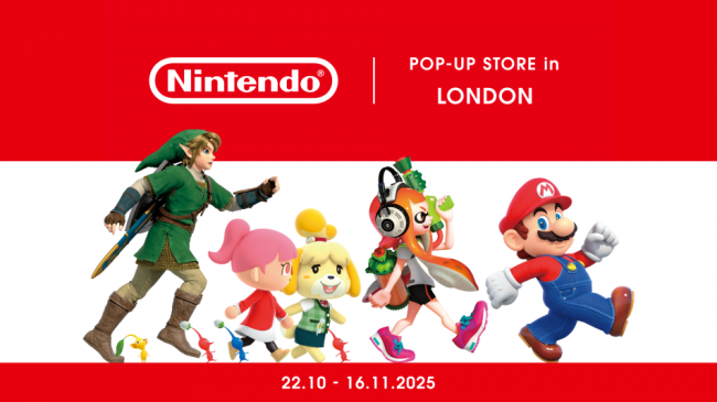 Toko pop-up Nintendo menuju London untuk pertama kalinya