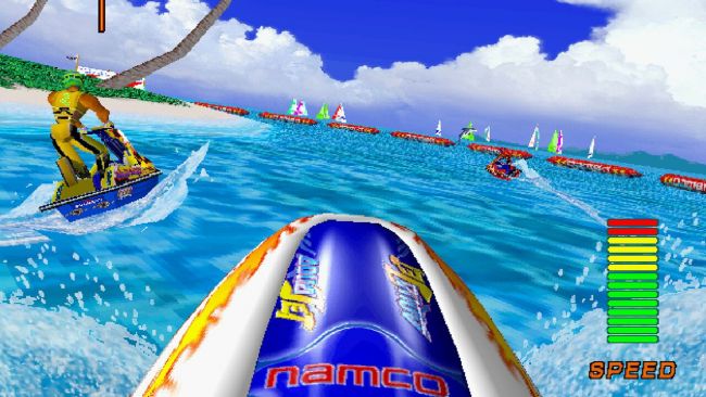 Aqua Jet membuat percikan di Arsip Arcade 2