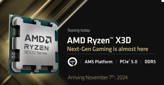 Peluncuran CPU AMD 3DX dikonfirmasi untuk bulan depan