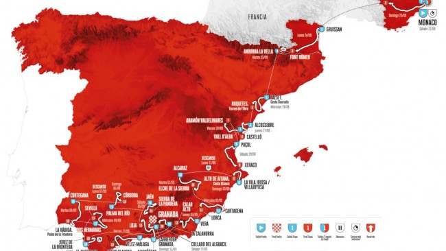 Vuelta a España mengubah etape kedua terakhir akibat kerusakan akibat longsor