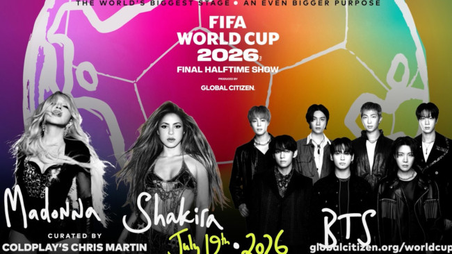 Shakira, Madonna, dan BTS diumumkan untuk pertunjukan paruh waktu final Piala Dunia pada 19 Juli
