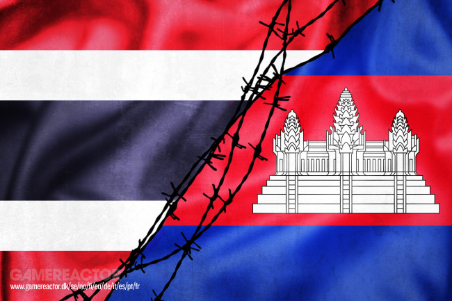 Bagian pertama pagar perbatasan Thailand di perbatasan dengan Kamboja telah selesai