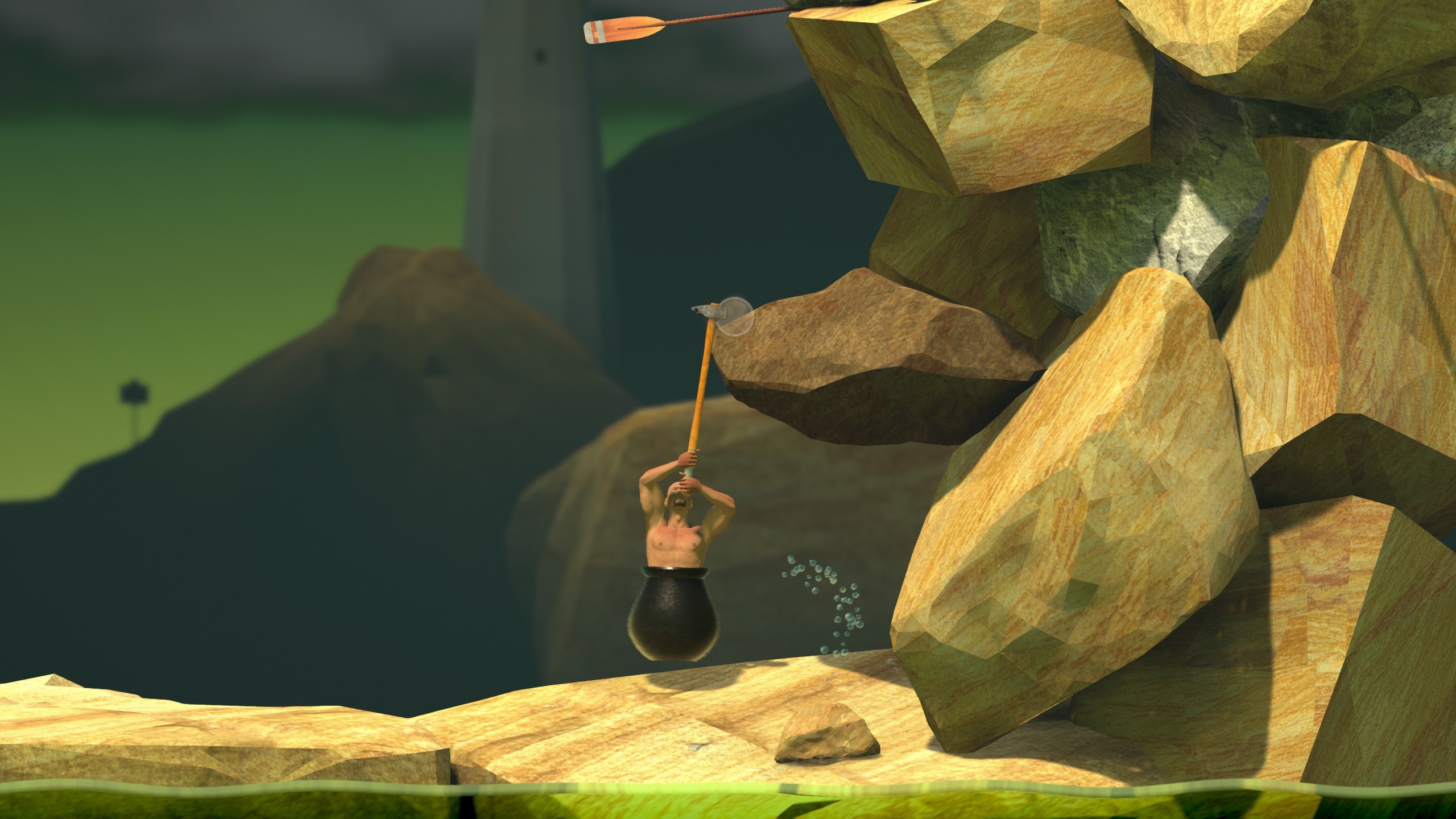 getting-over-it-with-bennett-foddy-review-gamereactor