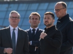 Zelensky bertemu Starmer, Macron, Merz di London