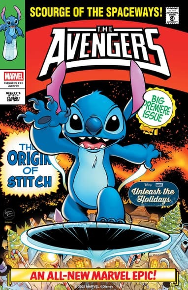 Stitch kembali untuk menghiasi sampul beberapa komik Marvel yang akan datang