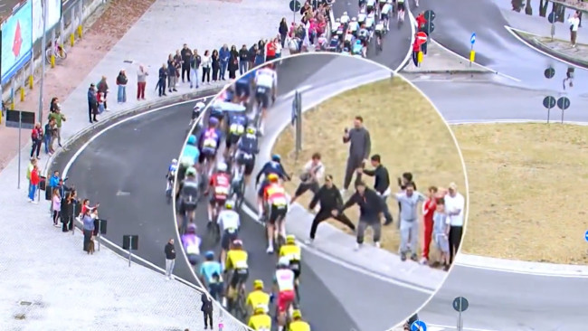 Dua pemuda melapor ke polisi karena mencoba menyentuh pengendara di Giro d'Italia: "Jangan seperti orang ini"