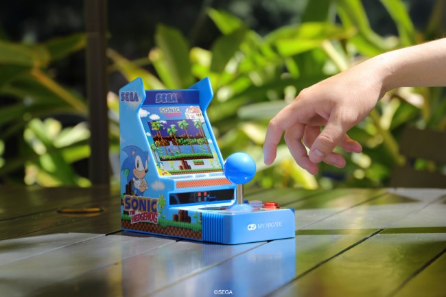 Sega dan MyArcade mengumumkan dua mesin Sonic mini Arcade