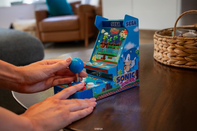 Sega dan MyArcade mengumumkan dua mesin Sonic mini Arcade