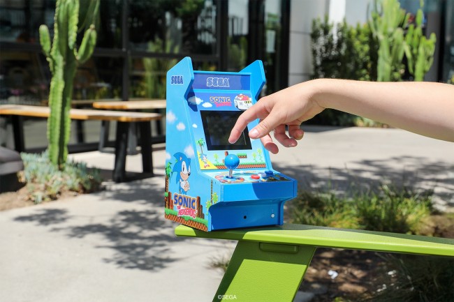 Sega dan MyArcade mengumumkan dua mesin Sonic mini Arcade