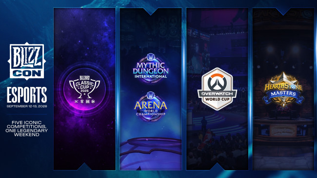 BlizzCon 2026 akan menampilkan lima turnamen esports besar
