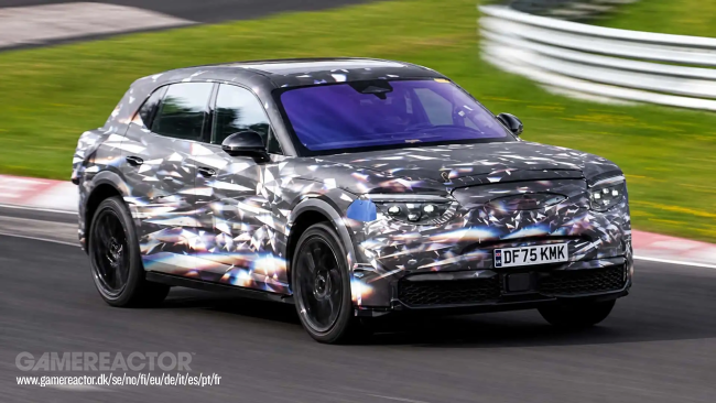 Berikut adalah tampilan kamuflase awal pada EV pertama Bentley