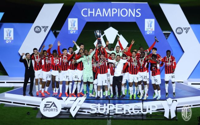 Milan kembali dan mengalahkan inter 3-2 di Supercoppa Italiana di Riyadh
