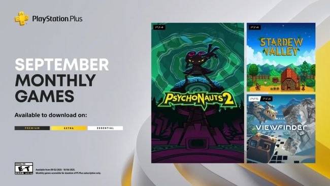 Psychonauts 2, Viewfinder, dan Stardew Valley gratis dengan PlayStation Plus pada bulan September