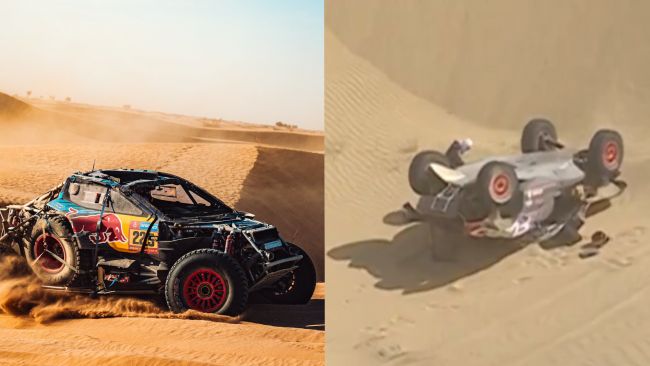 Juara bertahan Dakar Carlos Sainz Sr. terpaksa pensiun karena kecelakaan