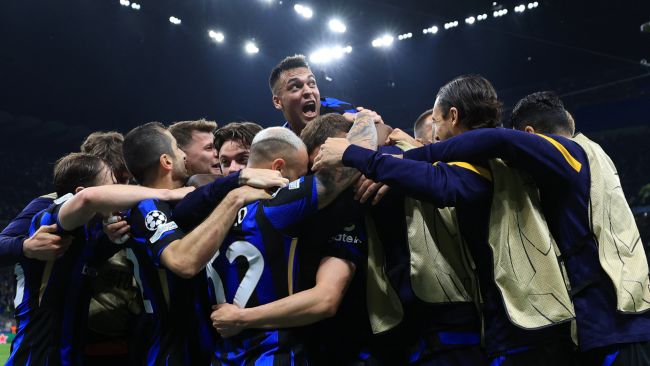 Inter mencetak gol terakhir di semifinal Liga Champions 4-3 melawan Barcelona