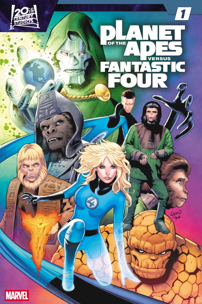 Fantastic Four terdampar di The Planet of the Apes dalam crossover komik baru