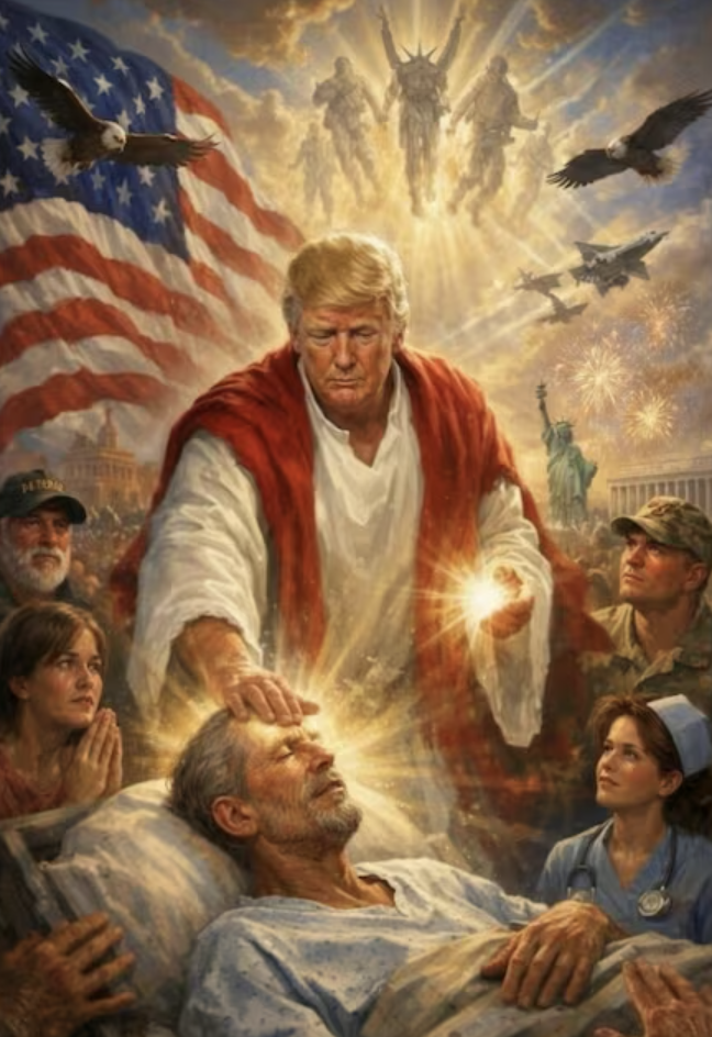 Citra AI Trump saat Yesus Kristus memicu reaksi di tengah perseteruan dengan Paus Leo