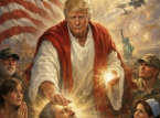 Citra AI Trump saat Yesus Kristus memicu reaksi di tengah perseteruan dengan Paus Leo