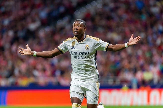 David Alaba bergabung dengan daftar skuad Real Madrid setelah tidak bermain sejak 2023