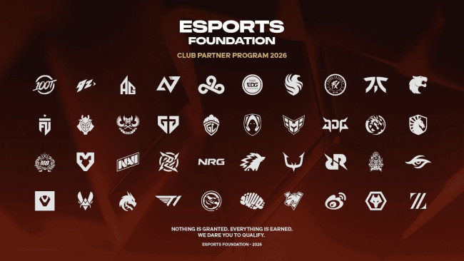 Esports Foundation mengungkapkan 40 Club Organisasi Mitranya untuk tahun 2026