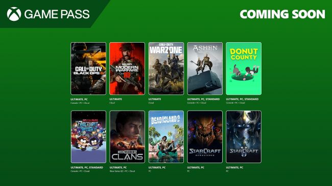 Call of Duty: Black Ops 6, dosis ganda StarCraft, dan South Park akan segera hadir di Game Pass