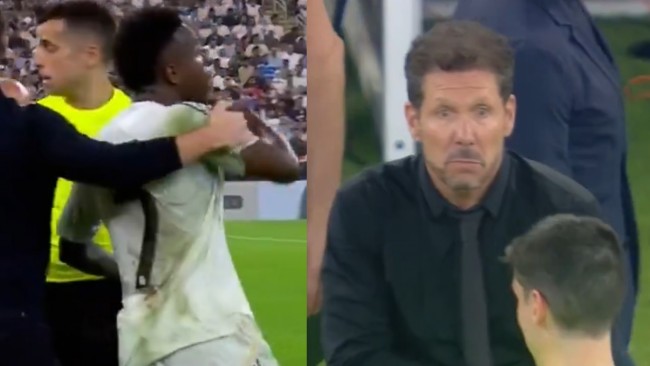 Apa yang terjadi antara Vinícius dan Simeone di derby: "Florentino akan memecatmu, ingat..."