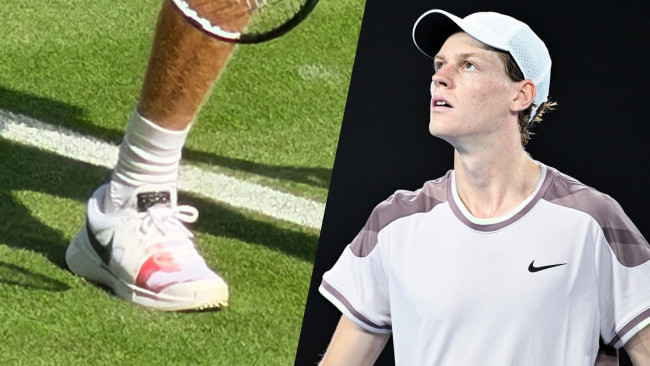 Jannik Sinner menjelaskan sepatu berlumuran darah setelah selamat dari debut Wimbledon lima set