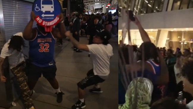 Kerusuhan, kekerasan, dan kekacauan di New York menyusul kekalahan Knicks di NBA