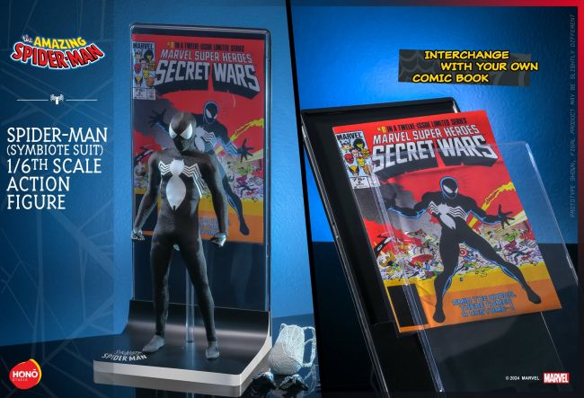 Hot Toys memperkenalkan sosok Spider-Man baru dengan symbiote