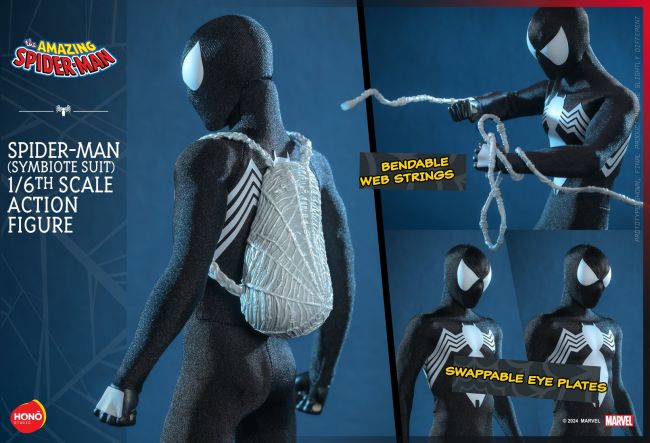 Hot Toys memperkenalkan sosok Spider-Man baru dengan symbiote