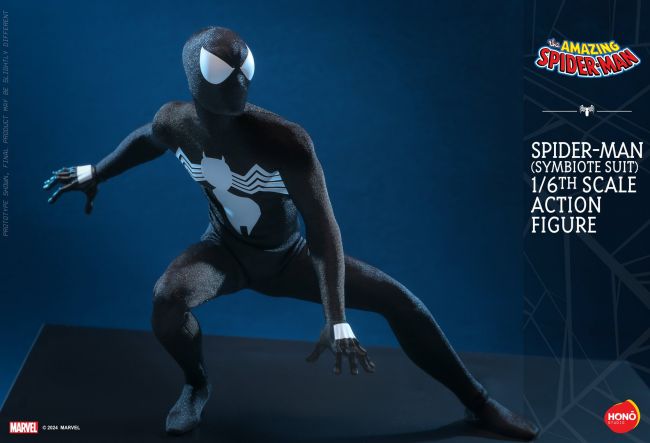 Hot Toys memperkenalkan sosok Spider-Man baru dengan symbiote