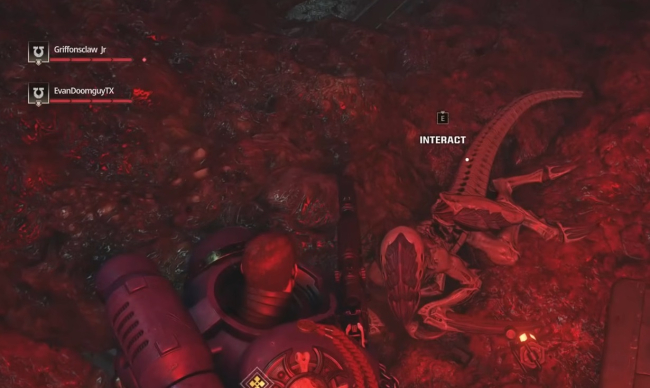 A rare friendly Tyranid in Space Marine II