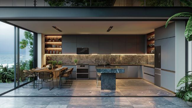 Jajaran kitchen Signature LG mencakup oven dengan kamera dan AI yang membantu Anda memasak