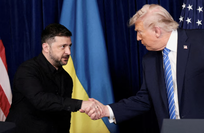 Zelensky menuju ke Davos untuk pembicaraan dengan Trump
