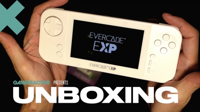 Evercade EXP - Gamereactor Unboxing ditambah gameplay langsung dan di luar layar