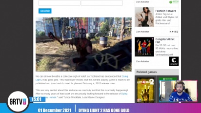 GRTV News - Dying Light 2 masuki fase gold