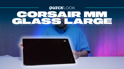 Corsair MM Glass Large (Quick Look) - Bebas dari Gesekan