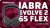 Jabra Evolve2 65 Flex - Membuka Kotak